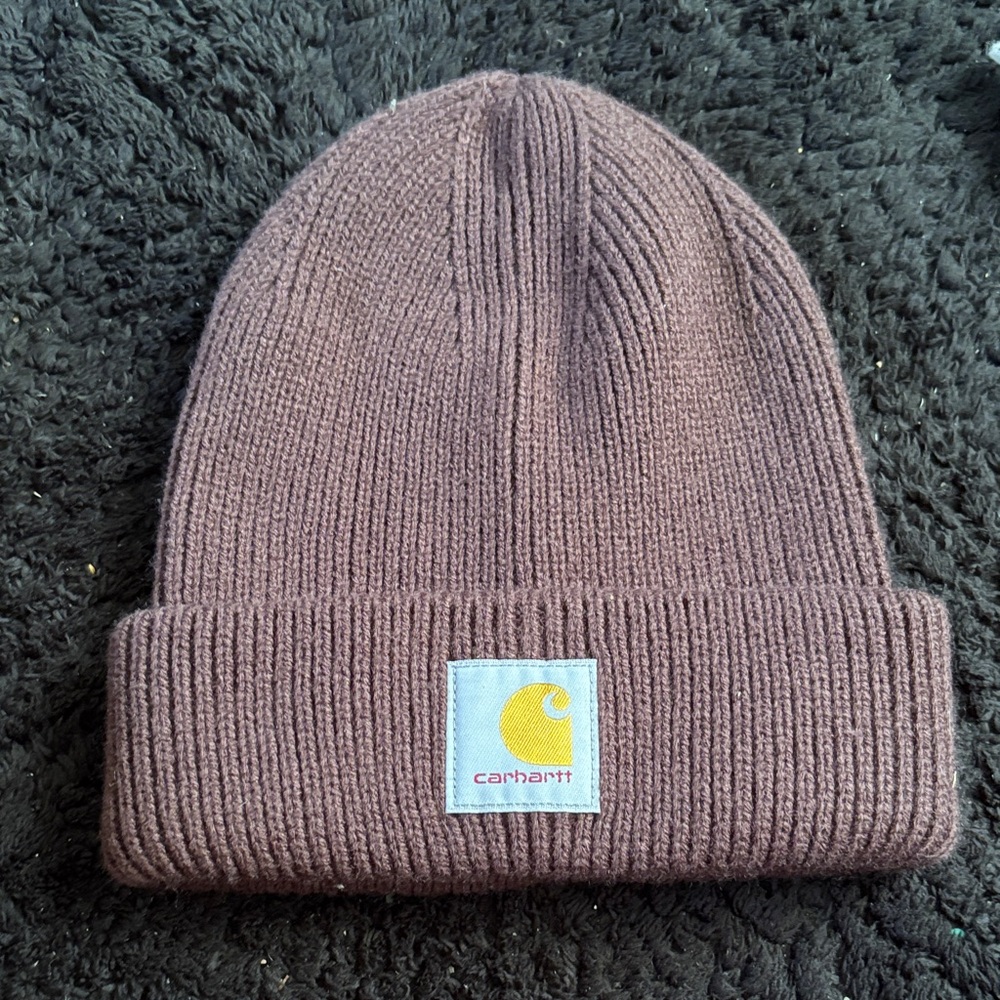 Carhartt Dark Brown Knit Beanie